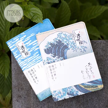 Нов Канагава Fuji планина серия бележник PU кожа дневник седмичен плановик график книга подарък стационарни