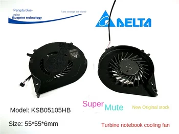 Нов ням Ksb05105hb 5506 5.5cm Notebook 5V турбина PWM изпускателна CPU охлаждащ вентилатор