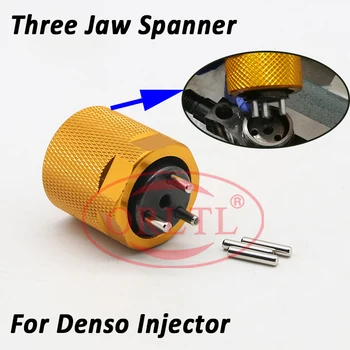 Нов три челюстен гаечен ключ Common Rail инжектор за отстраняване на инструмента за отстраняване на инструмента за Denso 23670-30440