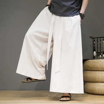 Нов харем панталони мъже широки крака панталони случайни торбести панталони мъже Harajuku стил колан Sweatpants мъжки хип-хоп Streetwear M-5XL