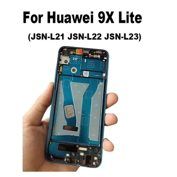 Нова средна рамка за Huawei Honor 9X Lite преден панел капак метално шаси корпус задна плоча LCD държач JSN-L21 JSN-L22 JSN-L23