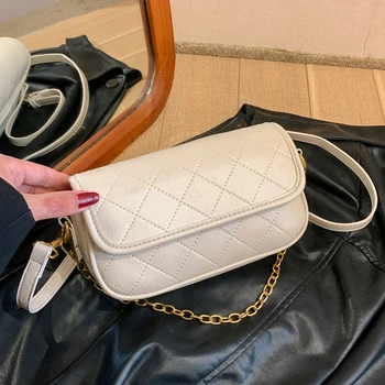 Ново пристигане мода жени малки Crossbody чанта PU кожа пратеник чанта цип чанта чанта