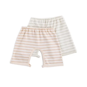 Новородени бебешки панталони с отворен чатала Цветни памучни пролетни летни панталони Момчета Детски клинове Момичета Дрехи за малки деца 0-24M