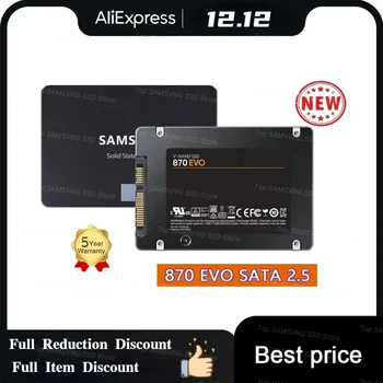 оригинален 870EVO 4TB 2.5 инчов SSD 2TB 500GB вътрешен твърдотелен диск ssd sata 1tb 8TB твърд диск SATA за лаптоп настолен PS5