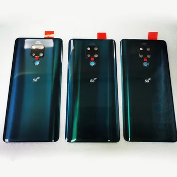 Оригинална задна задна врата за Huawei Mate 20X 5G стъклен капак на батерията за Mate20X 5G Резервни части за корпуси на задния капак