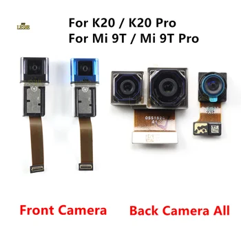 Оригинална предна и задна задна камера за Xiaomi Mi 9T Pro Redmi K20 Pro Модул за основна камера Flex кабел подмяна резервна