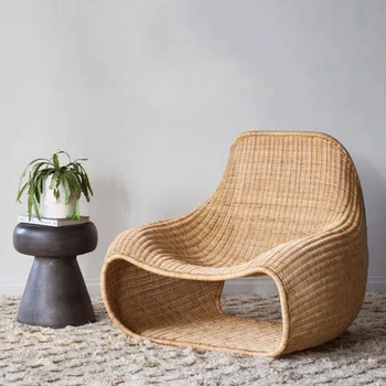 Открит ратан диван прост отдих двор Maikol балкон творчески Югоизточна Азия ратан стол диван мебели