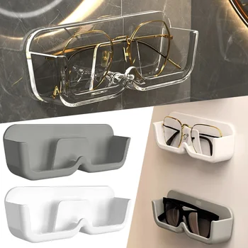 очила кутия за съхранение стена монтирани перфорирани безплатни слънчеви очила съхранение багажник висок клас стъкло дисплей кабинет дома Tidying
