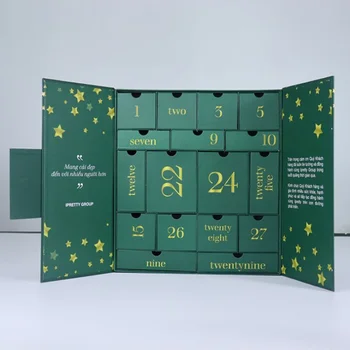 Персонализиран продуктФабрика доставка цена Адвент календар кутия 24 дни