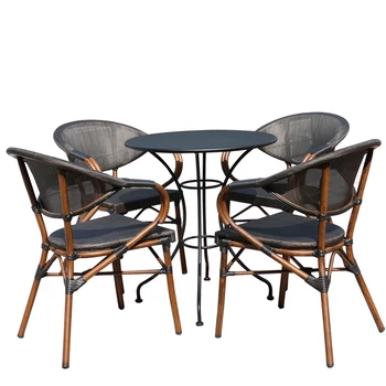 Персонализирани: Външни маси и столове с чадър, водоустойчив и слънцезащитен крем, комбинация от ратанов стол, Starbus