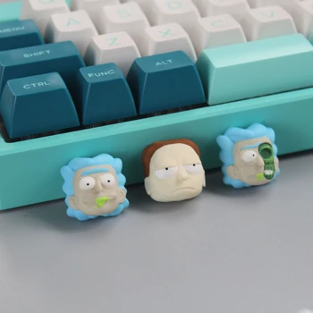 Персонализирани клавиши Триизмерна карикатура Creative 3D печат смола Keycaps сладко момиче подаръци клавиатура декорация ESC ключ