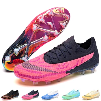 Пет странични футболни обувки Turf Soccer Cleats трева обучение спортни обувки на открито без хлъзгане футболни обувки Безплатна доставка 2024