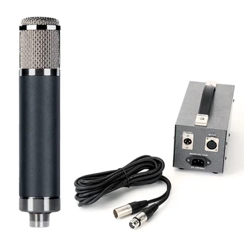 Производство на голям 34mm мембранен микрофон професионален студиен кондензаторен тръбен микрофон за запис TM147