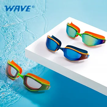 Професионални очила за плуване против мъгла Мъже Жени UV защита Очила за плуване Галванични лещи Водоустойчиви очила за плуване
