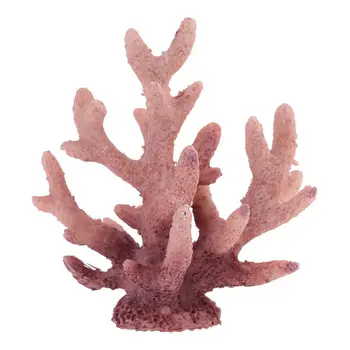 Риба за резервоар Коралови декорации Аквариум Изкуствен корал Малка смола Орнамент Нетоксичен за сладководни и солени води