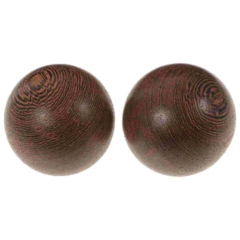 Ръчни фитнес топки Топки за масаж от палисандрово дърво Baoding топки Азиатски топки за медитация Китайски ръчни топки Топки за масаж на ръце 5cm