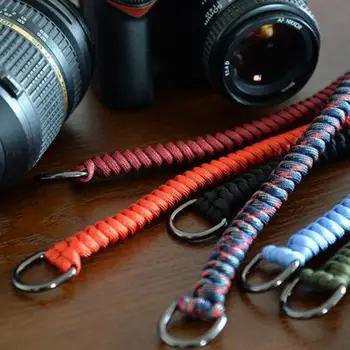 ръчно тъкани найлоново въже камера китката каишка китката лента за безогледален цифров фотоапарат Leica Canon Fuji Nikon Olympus Pentax Sony