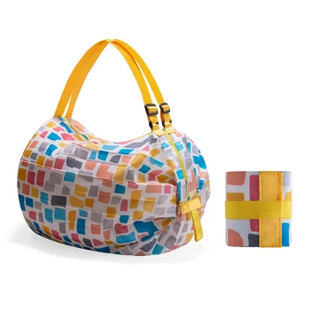 Сгъваема еко чанта за открит пикник Преносими чанти за съхранение ForTravel Gym Голям капацитет пазарски чанти Чанта за хранителни стоки