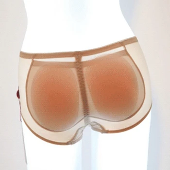 Силиконови подплатени бикини безшевно бельо подплънки бикини уголемяване на задника бельо фалшиви подложки за задника bodyshaper задника повдигач