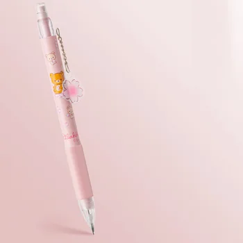 Сладка корейска канцеларска декорация Автоматична писалка за писане на училищни пособия Kawaii Сладък механичен молив с цвете