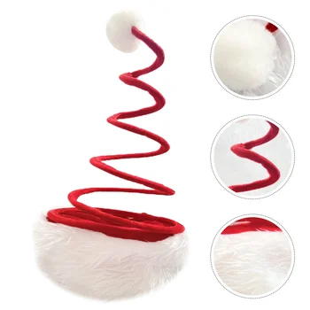 Смешни Дядо Коледа шапка Аксесоари за коса (червени) 1бр панталони плюшено дете