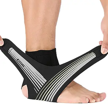 Спортен глезен скоба компресия ръкав за глезена навяхвания глезена подкрепа плантарен фасциит чорапи за волейбол баскетбол футбол