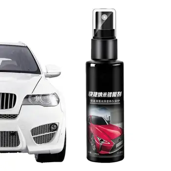 Спрей за покритие на автомобили 4.05oz Течен керамичен спрей за почистване на автомобили Дълготраен устойчив на износване анти-UV агент против надраскване Екстериор