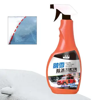 Спрей за топене на сняг Безопасен спрей за отстраняване на лед Автомобилна топилка за сняг Ефективна автомобилна топилка за сняг за огледало Ключалка Автомобилно предно стъкло