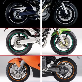 Стикер за колела Светлоотразителни джанти ивица лента Велосипед мотоциклет стикери за SUZUKI GSXR750 GSXR1000 GSXR600 GSXR750 GSX-S1000 F AB