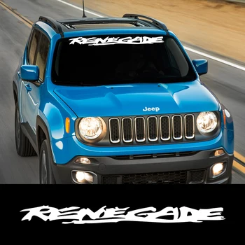 Стикери за предното стъкло на автомобила за Jeep Renegade Limited Sport Latitude Altitude 4X4 Graphics Предно стъкло Decor Decal Авто аксесоари