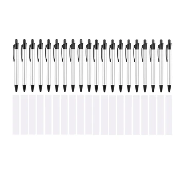 сублимационни писалки заготовки 2Pcs химикалки за пренос на топлина DIY писалка за пренос на топлина с 12Pcs свиваеми опаковки