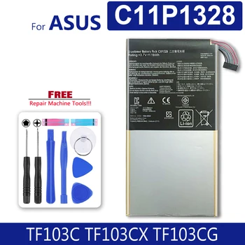 Таблетна батерия за Asus Transformer Pad TF103C TF103CX TF103CG K010 K018, безплатен инструмент, номер за проследяване, C11P1328, 4980mAh