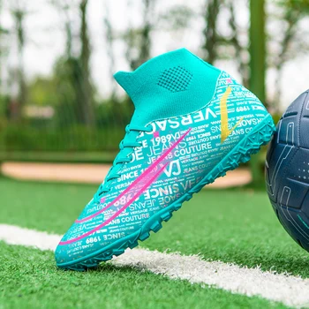 Трайни футболни клинове ботуши на открито Меси футболни обувки на едро маратонки за футзал тренировъчни мачове Леки 35-45 размера