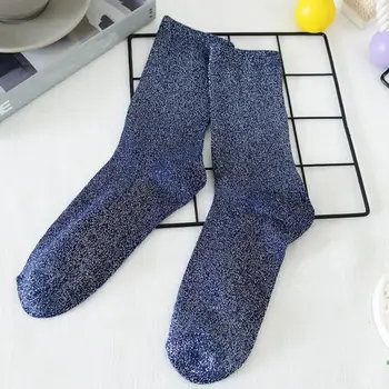 Универсални чорапи с висока еластичност Дишащи дамски чорапи в средата на тръбата с висока еластичност за ежедневно носене Абсорбиращи потта
