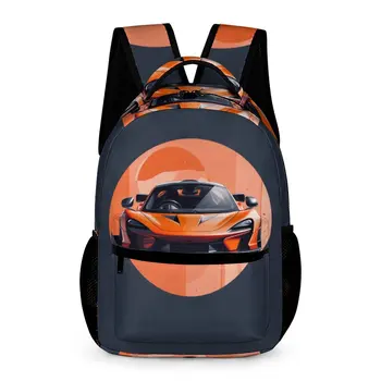 Фантастична раница за спортна кола Simple Circle Minimalistic Kawaii раници Момче момиче пътуване големи училищни чанти дизайнер раница