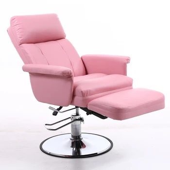 Хидравлично повдигане красота мигли компютър бръснарски столове въртящи фризьорски стол педикюр облегалка Cadeira търговски мебели