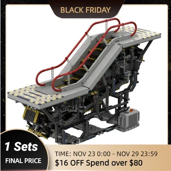 Цена Spike MOC творчески градивен блок играчка моторизиран ескалатор механично движение рампа модел технология тухли подарък