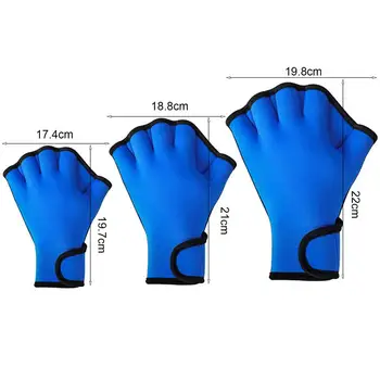 Ципести ръкавици Аксесоари за плуване Ръкавици за плуване Удобни неплъзгащи се отлични ръкавици за обучение по плуване Ципести ръкавици