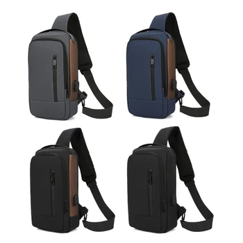 Чанта за рамо с парола за заключване на гърдите чанта за пътуване спортна чанта мода прашка чанта