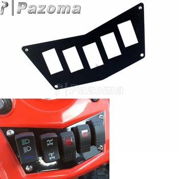 Черни превключвателни панели Dash Rocker 5 бутона корпусна плоча за Polaris RZR 800 RZR 900 XP RZR 570 2011-2014