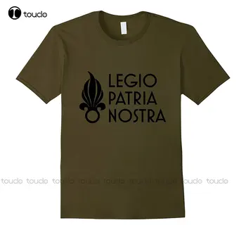 Чисто ново облекло Мъжка мода Мъжко памучно облекло Legio Patria Nostra - Чуждестранен легион Най-добрите тениски Персонализирана унисекс тениска Xs-5Xl