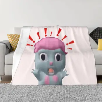 Шокирани Bibble одеяла руно лято карикатура филм дишаща лека хвърлят одеяла за диван кола bedspread